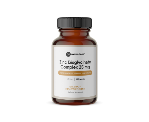 Zinc bisglycinate complex 25 mg